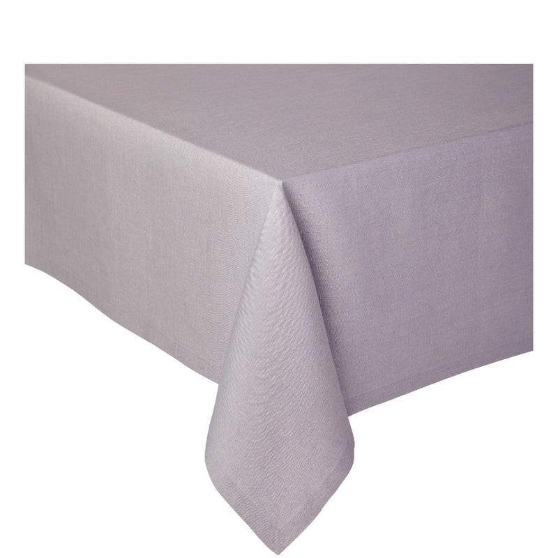 'Chambray' Tablecloth in Lilac Linen by Alexandre Turpault