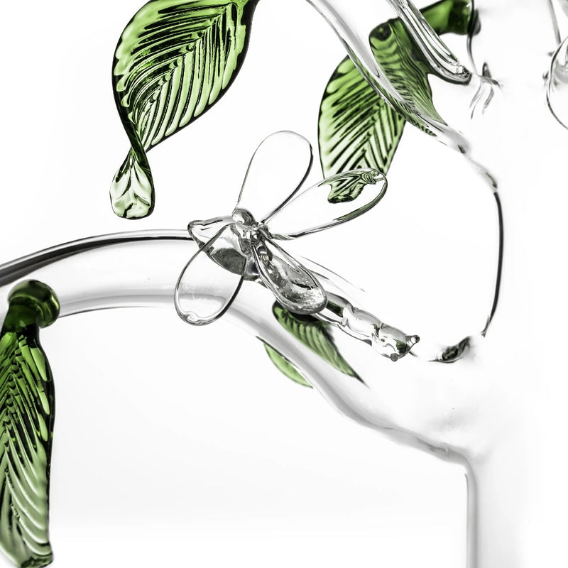'Eden' Handmade Glass Tree Candle Holder 4 Arms by Casa Rialto | Medium