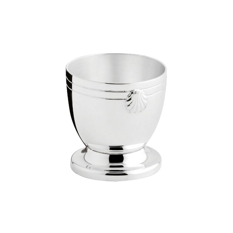 Coquille Egg Cup by Ercuis, Silver Plated