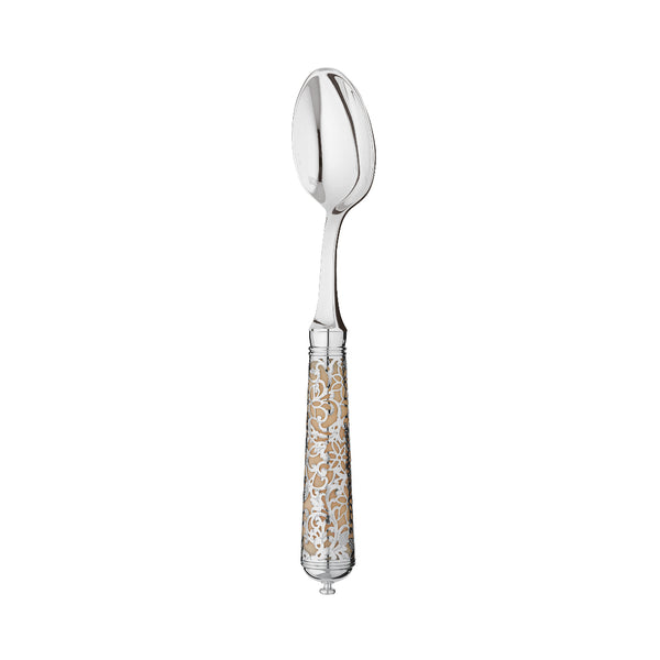 Luxury Ercuis moka spoon with refined slender silhouette and elegant finish.