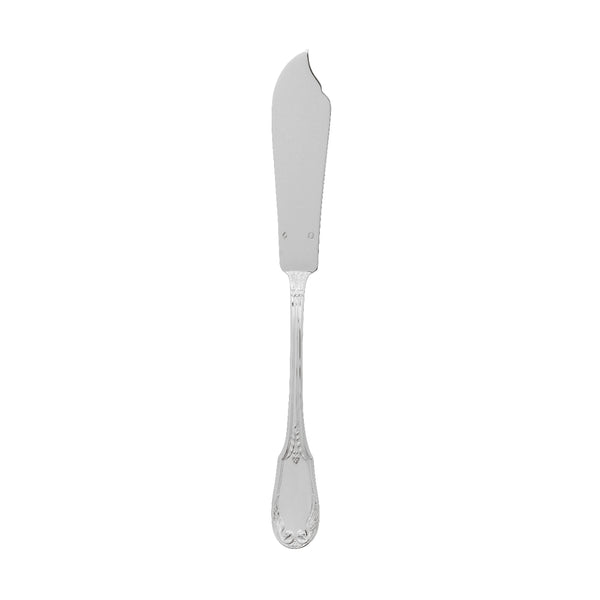 Ercuis Empire sterling silver fish knife with engraved handle.