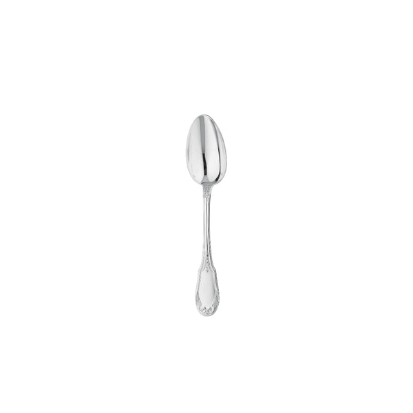 Ercuis Empire sterling silver moka spoon with engraved handle.