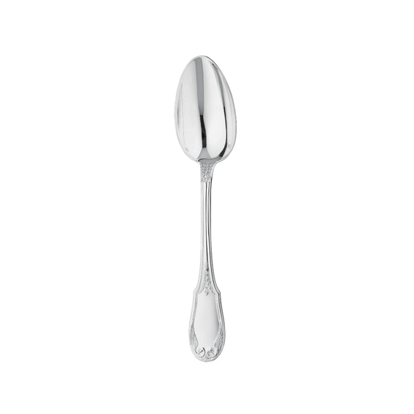 Ercuis Empire sterling silver place spoon with engraved handle.