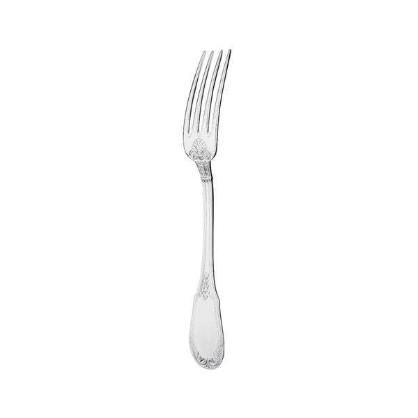 Ercuis Empire sterling silver place fork with engraved handle.