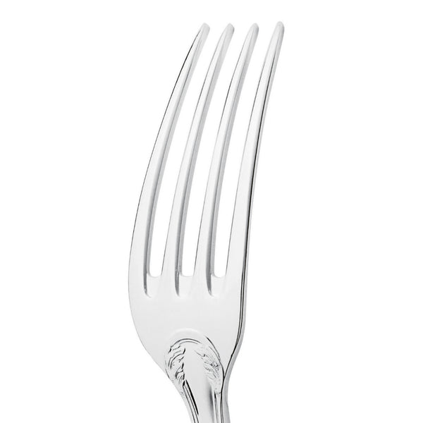 Lauriers Dinner Fork silver plated close-up.