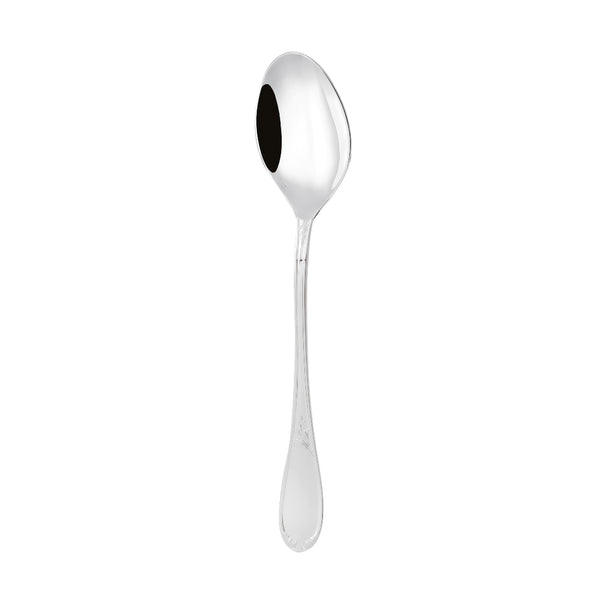 Serving spoon Lauriers silver plated with laurel motif handle.