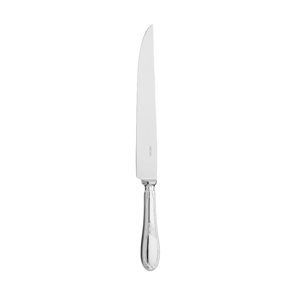 Carving knife Lauriers silver plated with laurel motif handle