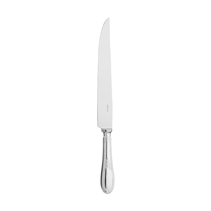 Carving knife Lauriers silver plated with laurel motif handle