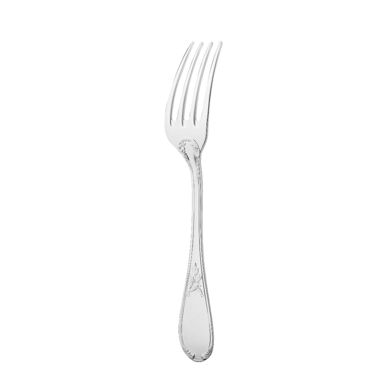 Individual Salad Fork Lauriers Silver Plated with laurel motif handle by Ercuis