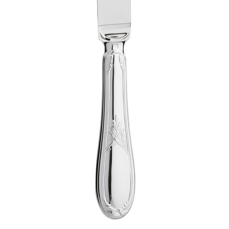 Lauriers Steak Knife silver plated handle with refined detailing by Ercuis
