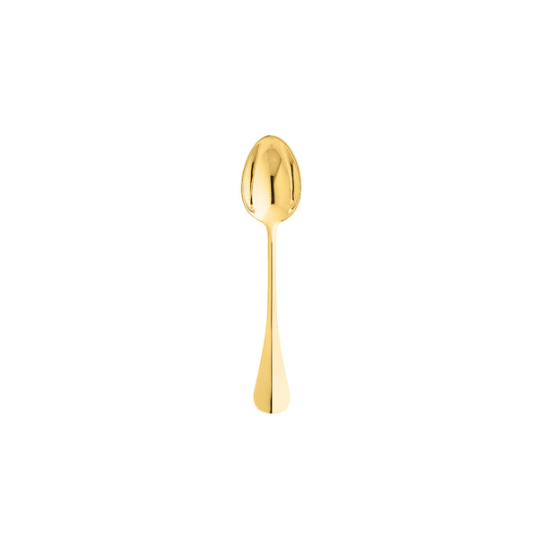 Moka spoon Baguette gold-plated by Ercuis, refined French espresso spoon with radiant finish.