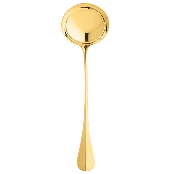 Soup Ladle Baguette gold-plated by Ercuis elegant serving utensil for soups.
