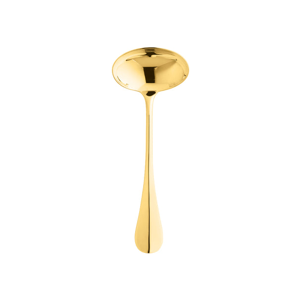Gravy Ladle Baguette gold-plated by Ercuis, luxury sauce serving utensil in classic design.