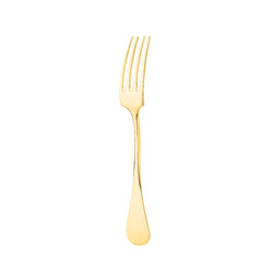 Baguette gold-plated place fork by Ercuis, crafted with refined French artistry.