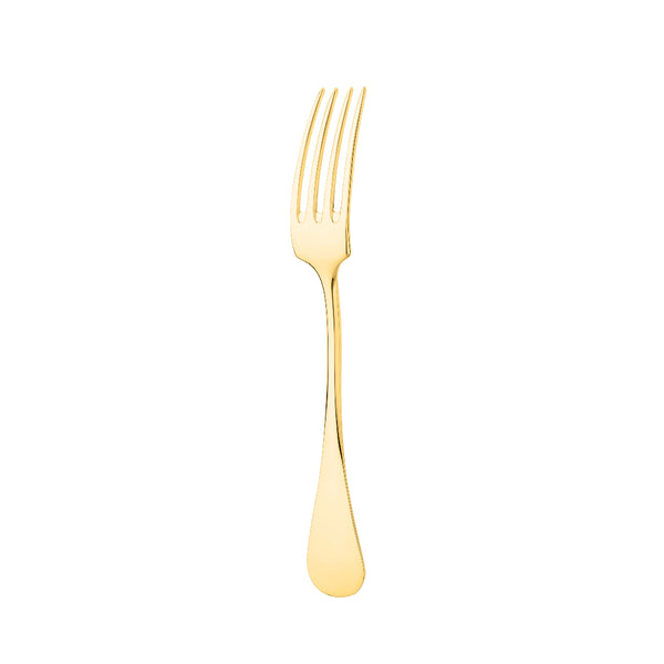 Baguette gold-plated place fork by Ercuis, crafted with refined French artistry.