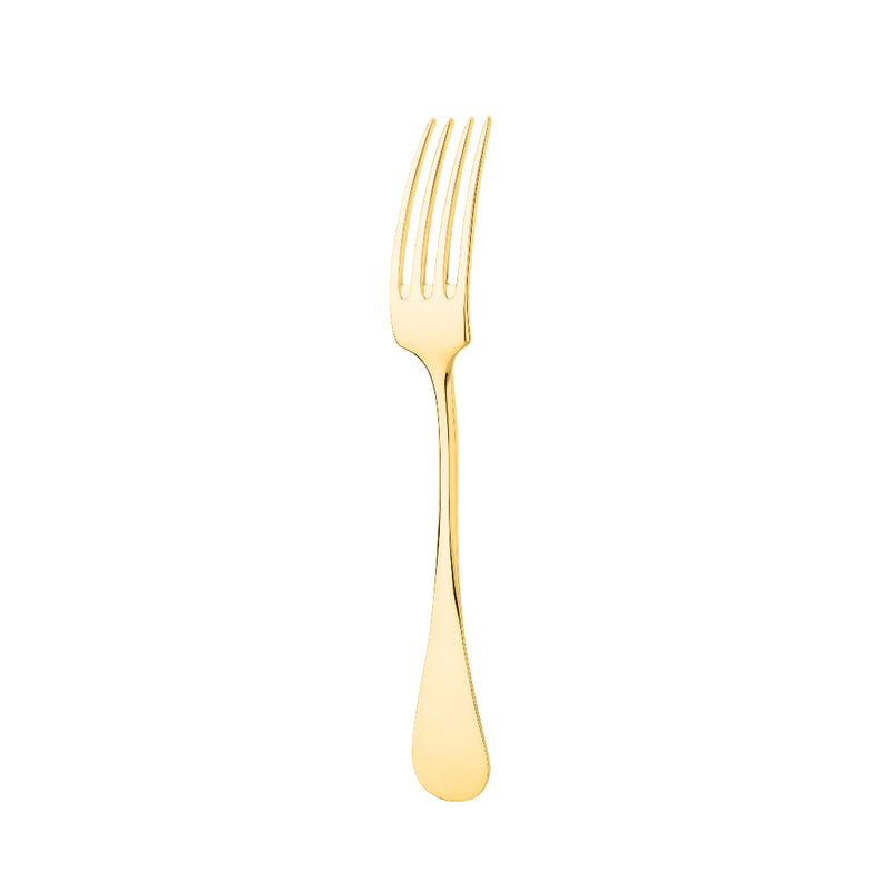 Baguette gold-plated place fork by Ercuis, crafted with refined French artistry.