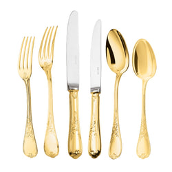 Cutlery Set of 36 Pieces - Du Barry Gold Plated by Ercuis