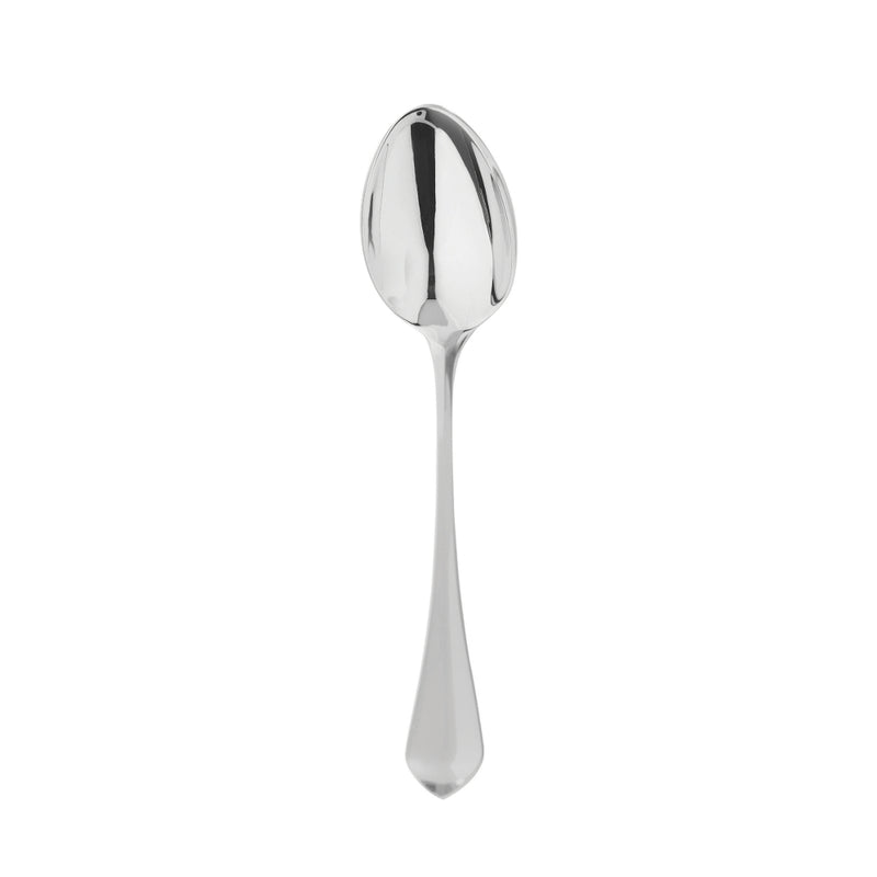 Citeaux dessert spoon stainless steel by Ercuis with high polished design.