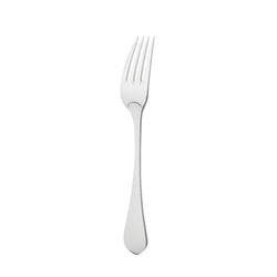 Citeaux dessert fork by Ercuis in polished stainless steel, designed with slender tines and a refined silhouette.