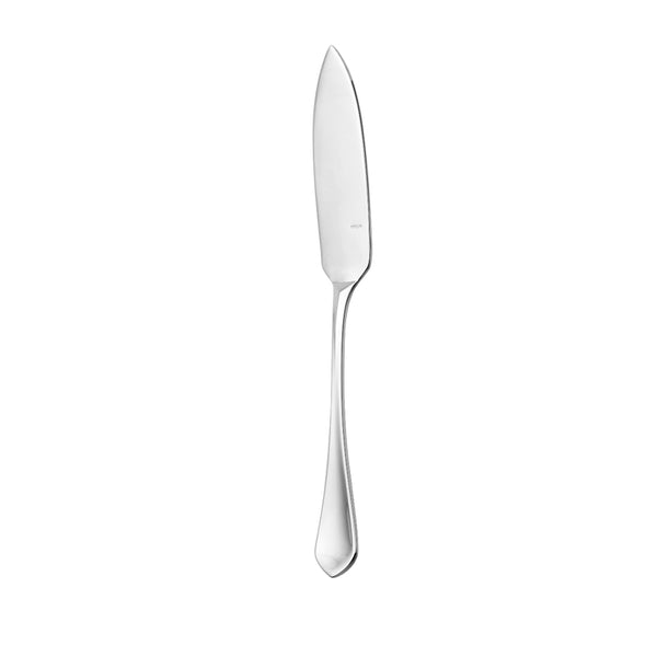 Citeaux stainless steel fish knife with tapered blade and slim handle by Ercuis.