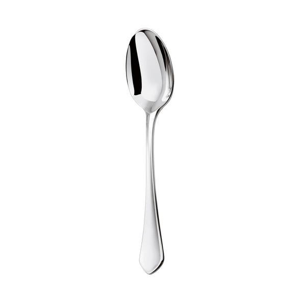 Citeaux after-dinner tea spoon by Ercuis in stainless steel with rounded bowl and polished handle.