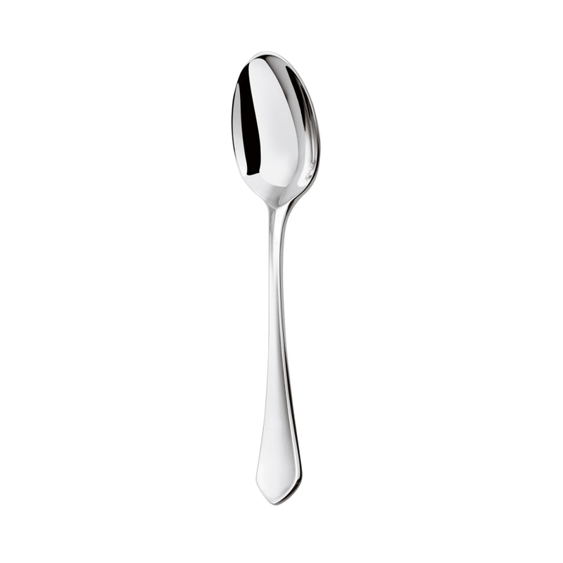 Citeaux after-dinner tea spoon by Ercuis in stainless steel with rounded bowl and polished handle.
