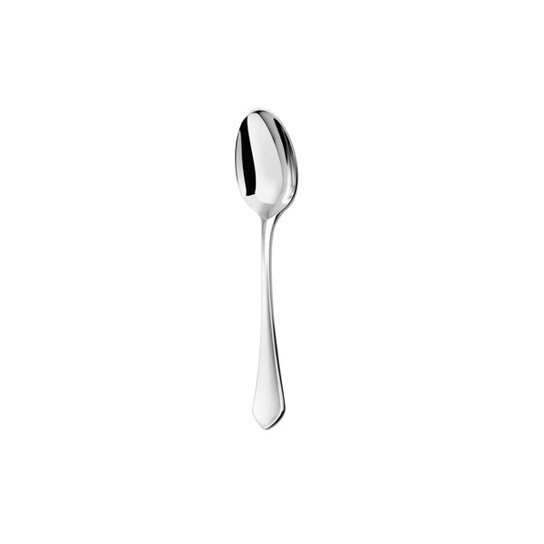 Citeaux moka spoon by Ercuis in stainless steel with compact bowl and slim polished handle.
