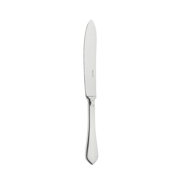 Citeaux dessert knife by Ercuis, stainless steel with a polished blade and elegant handle.