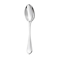 Serving spoon Citeaux by Ercuis in stainless steel with curved bowl and elongated handle.