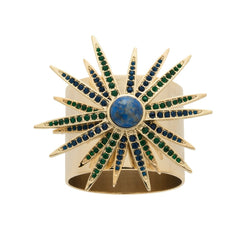Starburst Napkin Ring with lapis lazuli by Joanna Buchanan, available at Amiramour