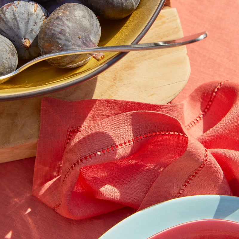 'Florence' Tablecloth in Rooibos Linen by Alexandre Turpault