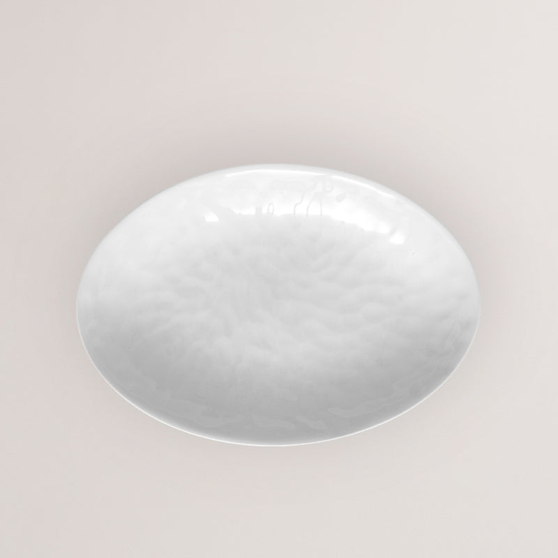 Dinnerware Set Oval Dishes White - Ovum Nº2+Nº4