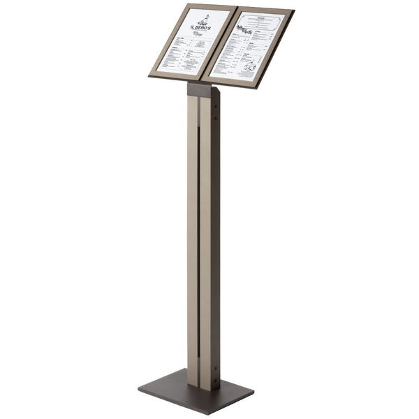 Pillar Leather Menu Stand No 2 by Giobagnara