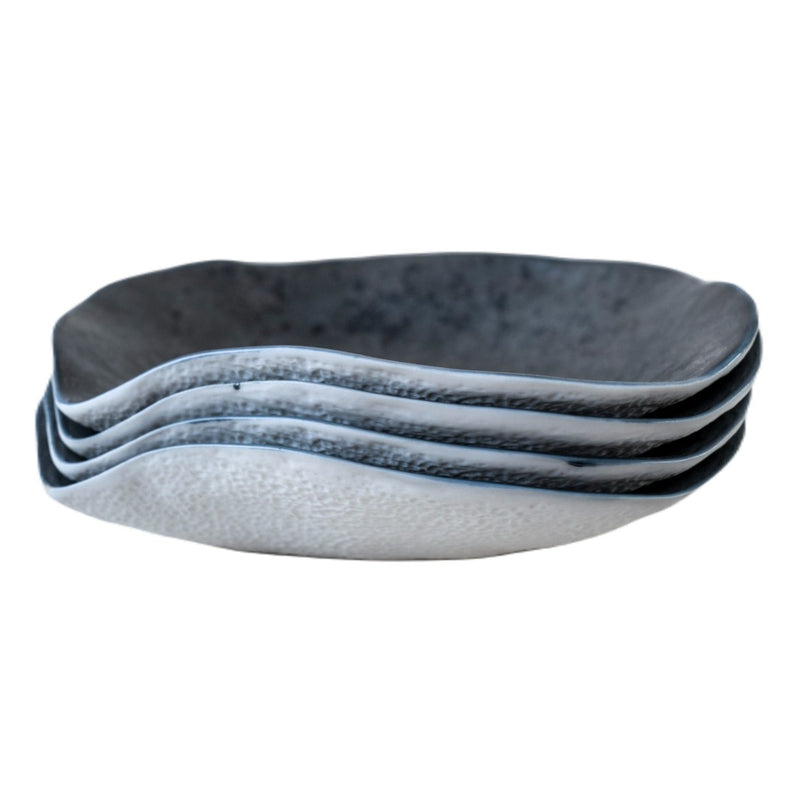 Set of 4 Small Plates Graphite - Indulge Nº5