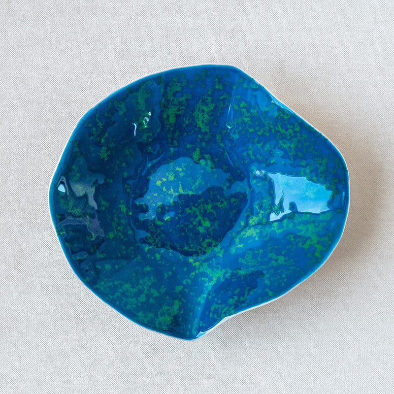 Set of 2 Small Plates Blue Lagoon - Indulge Nº5