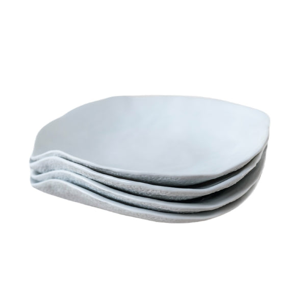 Set of 4 Small Plates White - Indulge Nº5