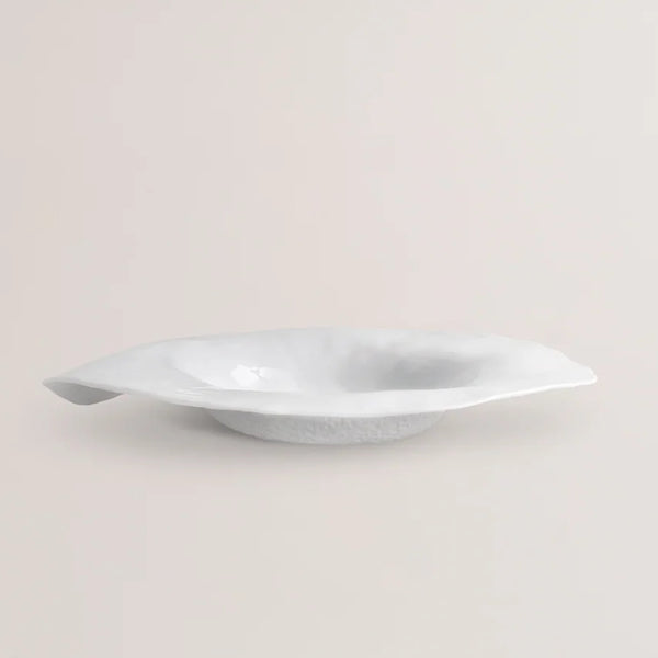 Set of 2 Large Deep Dinner Plates White - Indulge Nº7