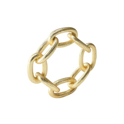 Chain Link Napkin Ring with Gold by Kim Seybert - Set of 4