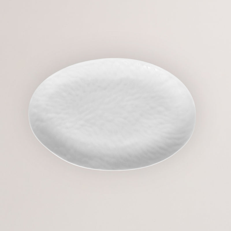 Dinnerware Set Oval Dishes White - Ovum Nº2+Nº4