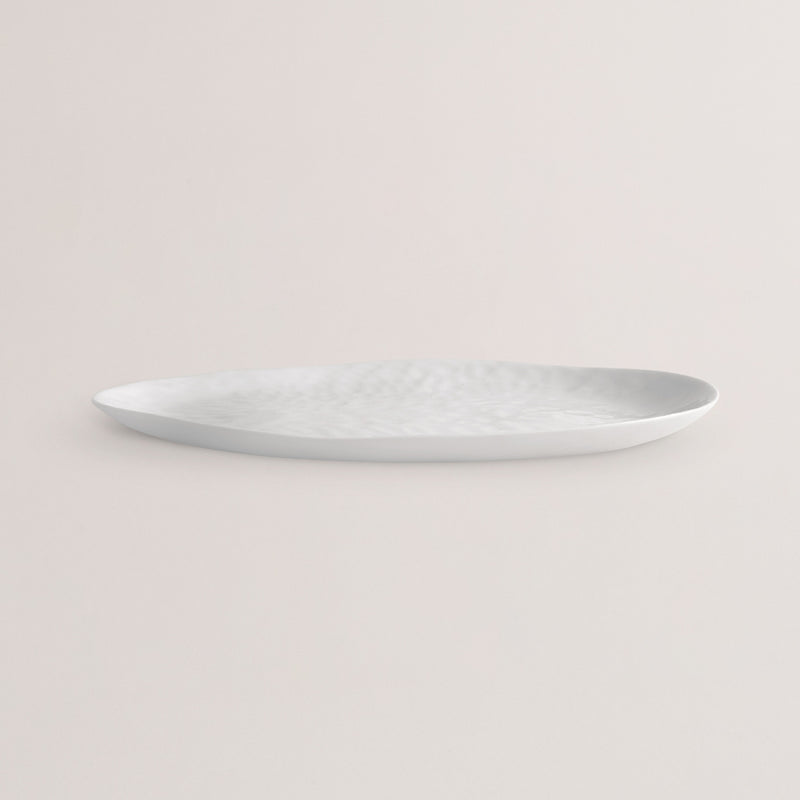 Dinnerware Set Oval Dishes White - Ovum Nº2+Nº4