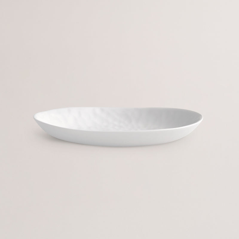 Dinnerware Set Oval Dishes White - Ovum Nº2+Nº4