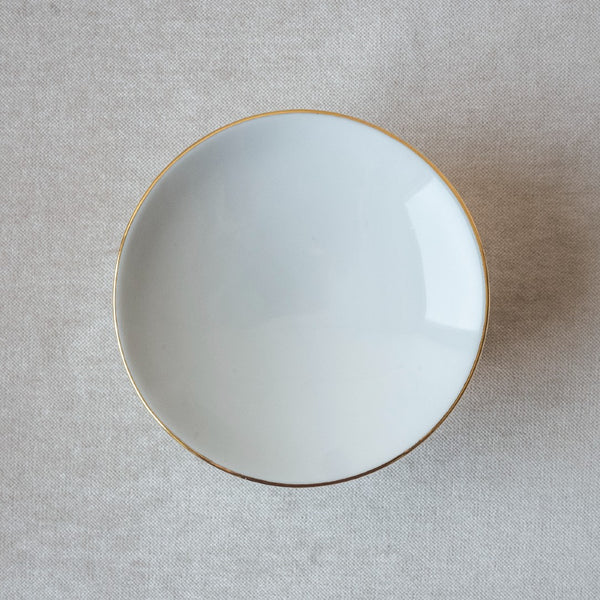 Side Dish White with Golden Rim - Ovum Nº8