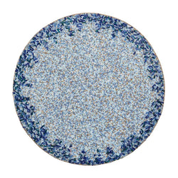 Lagoon Placemat hand-beaded in navy and blue tones by Kim Seybert.