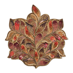 Maple Hues placemat with autumn leaves by Kim Seybert.