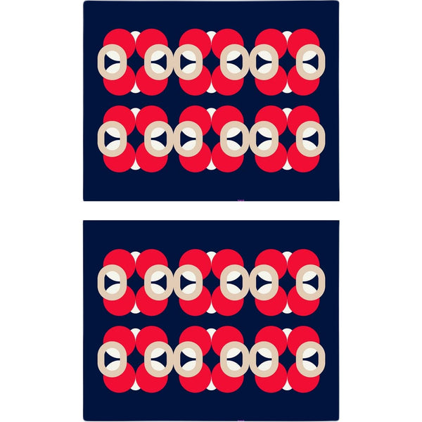 Bubble side of Bubble Marine reversible placemat.