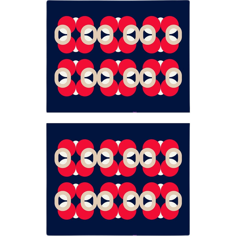 Bubble side of Bubble Marine reversible placemat.