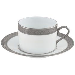 Tea Cup & Saucer - Ambassador Platine