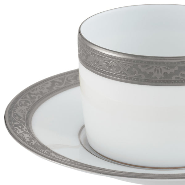 Tea Cup & Saucer - Ambassador Platine
