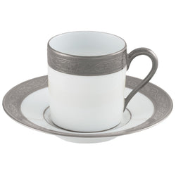 Moka Cup & Saucer - Ambassador Platine