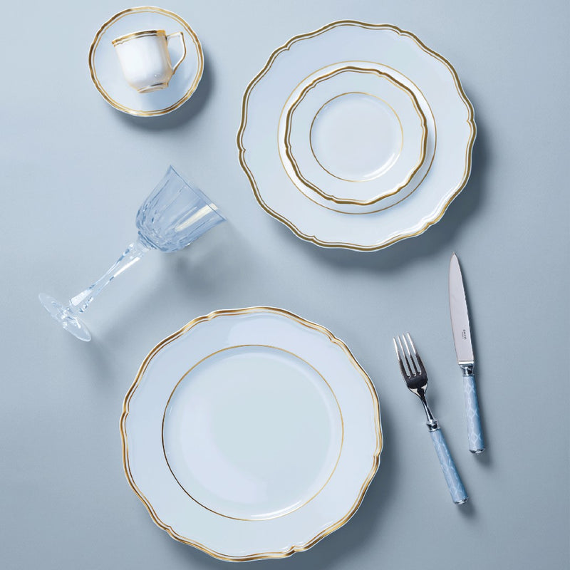 Dinner Plate - Mazurka Blue Grey
